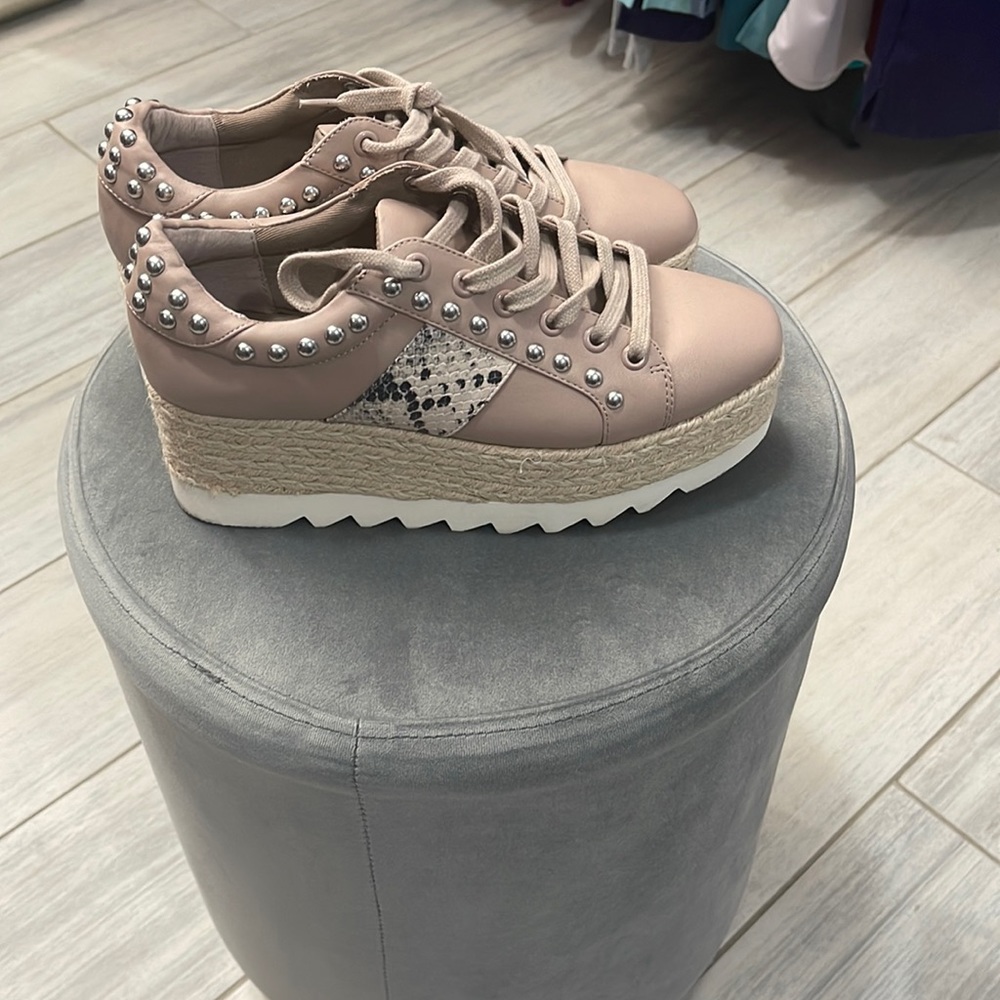 Steve Madden Sneakers - light pink/ tan
